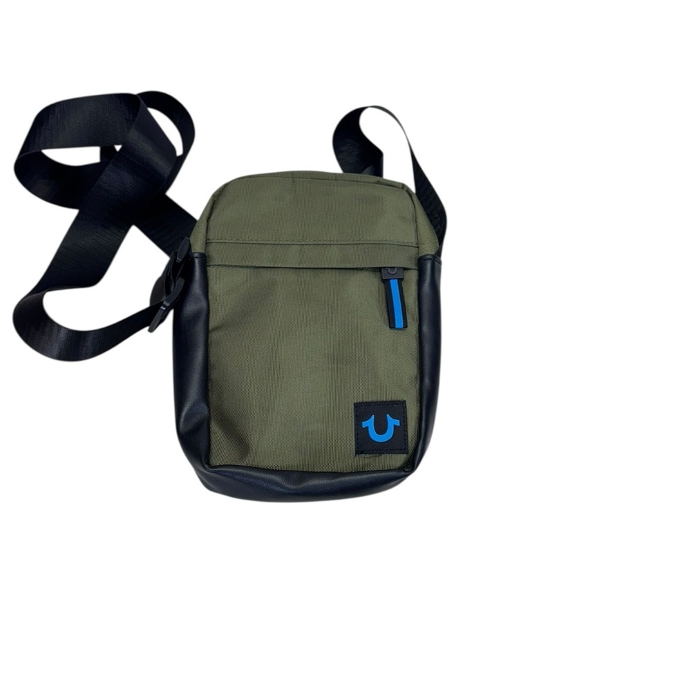 True Religion .Olive and Black Crossbody Bag